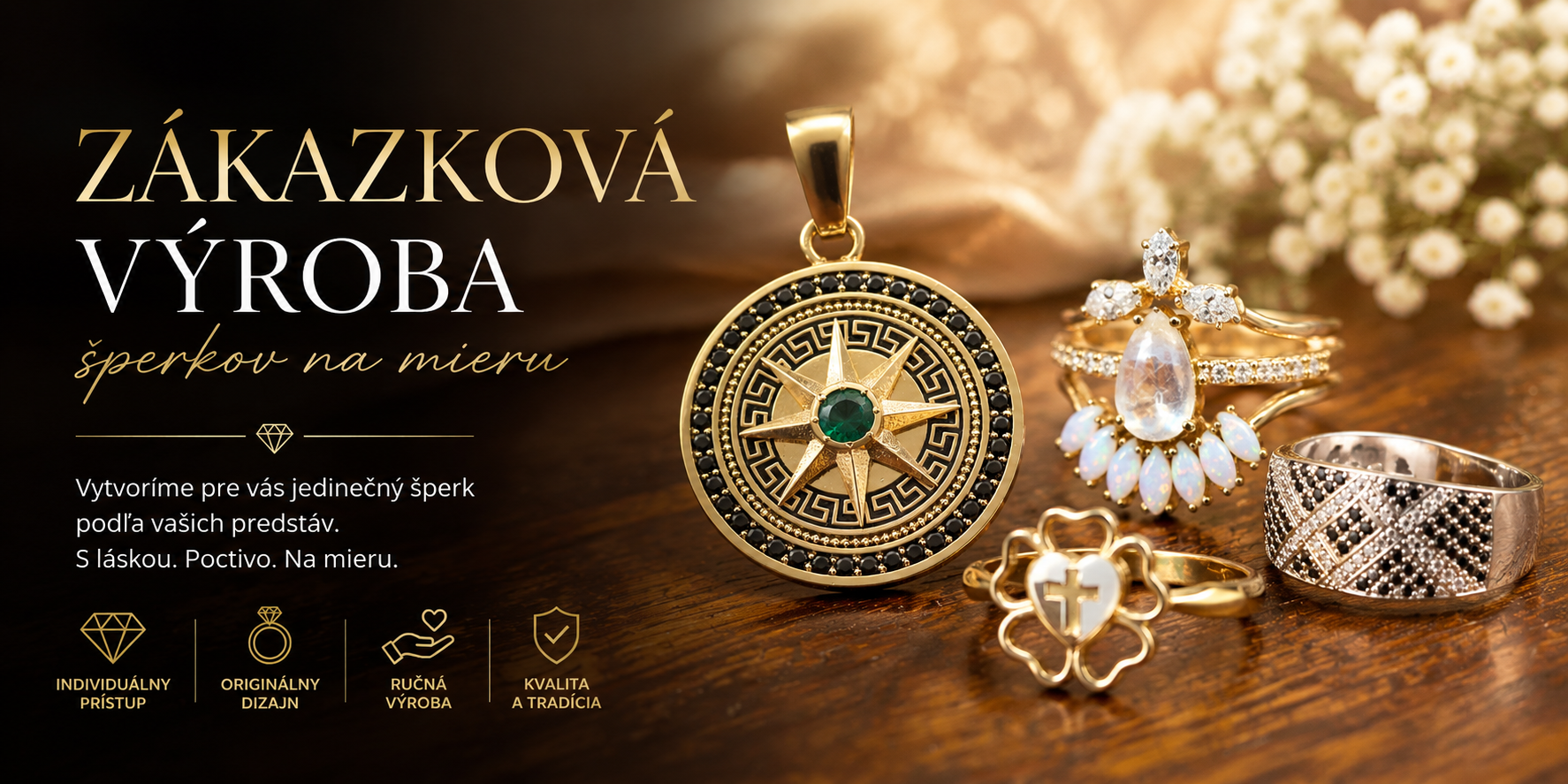 Zákazková výroba šperkov na mieru